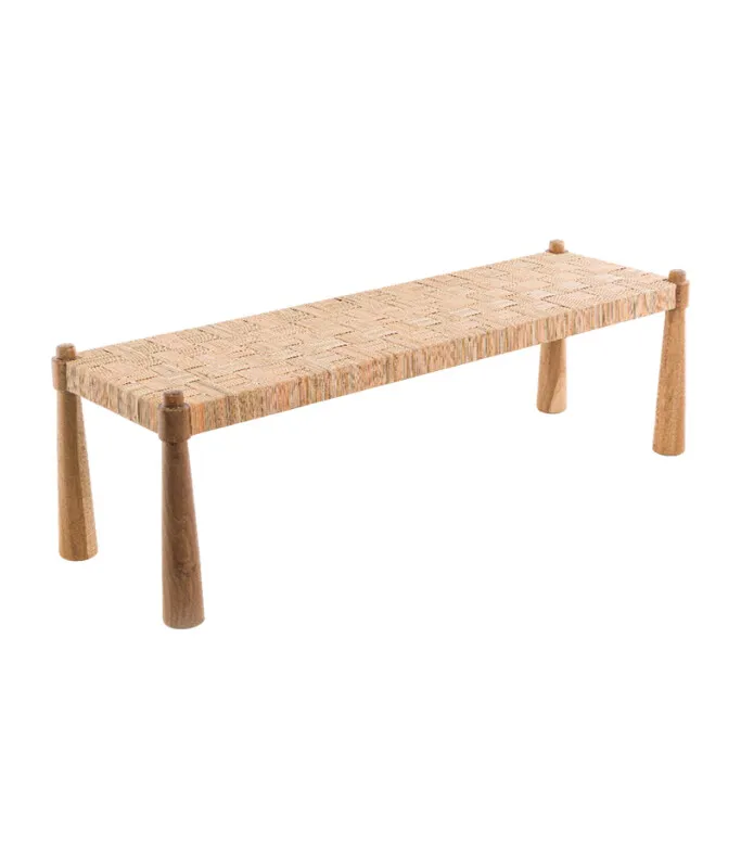 BANCO TEAK 150x45x45CM en Madera natural - Butacas, banquetas y puffs, Uruguay | Vinibel