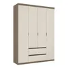 Ropero Nobre 4 Puertas 100% MDF en Off-white - Roperos y placares, Uruguay | Nario Hogar, vista 1 de 2