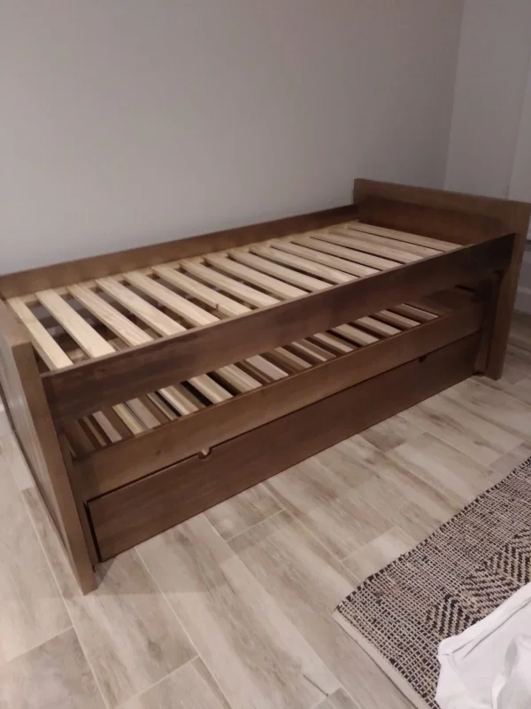 Cama Dalta en Madera natural - Dormitorio, Uruguay | Tree House Deco, vista 5