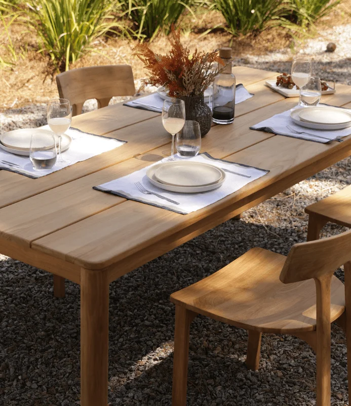 MESA COMEDOR LARA OUTDOOR TEKA 220X100X76 en Madera natural - Muebles para el exterior, Uruguay | Masinfinito Casa, vista 3