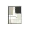 CUADRO CANVAS 30x40 MARCO ABSTRACTO BEIGE NEGRO 1 en Multicolor - Decoración de pared, Uruguay | Koz, vista 1 de 2