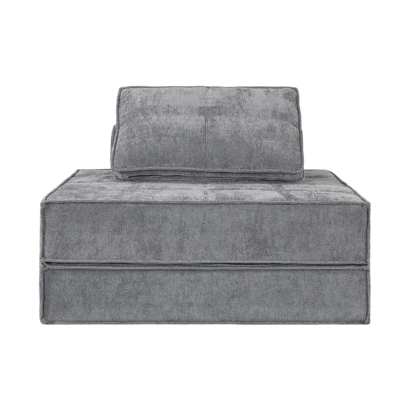 Sofá Cama 1 Cuerpo Espuma Gris Bruma en Gris - Sillones y sofás, Uruguay | Divino, vista 3