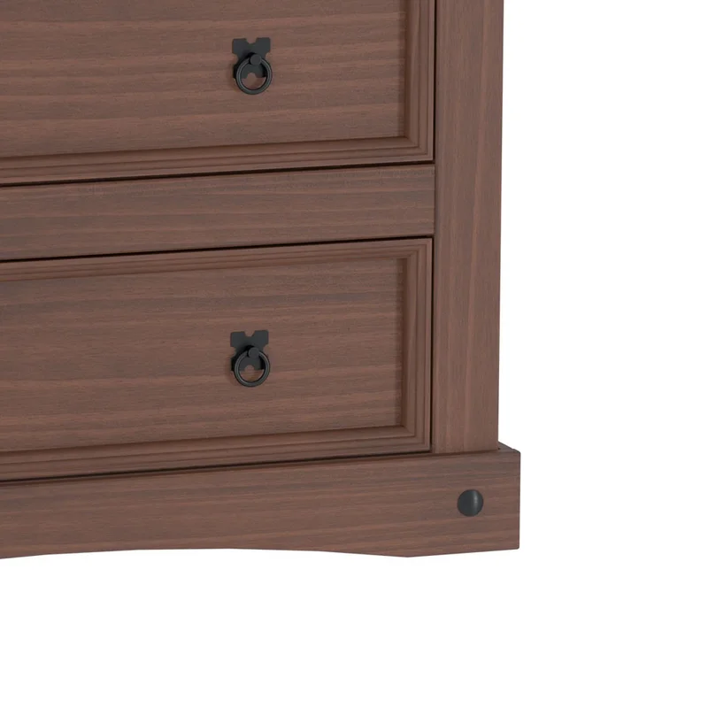 Aparador Comoda Cajonera Linea Mexicana 4 Cajones Nogal E1644 en Marrón - Muebles, Uruguay | Soy Hogar, vista 3