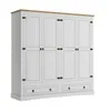 Ropero 4 puertas Linea Mexicana - Blanco en Blanco - Roperos y placares, Uruguay | Nario Hogar, vista 1 de 3