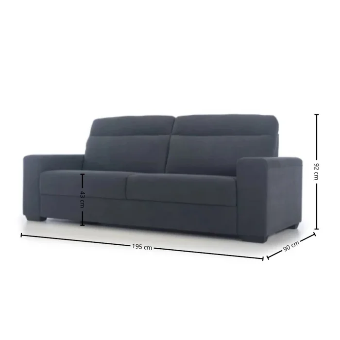 Sofá Polo - Tela Aquaclean Sustentable - 2,5 cuerpos - A fabricar en Patrón - Sillones y sofás, Uruguay | Nyr, vista 4