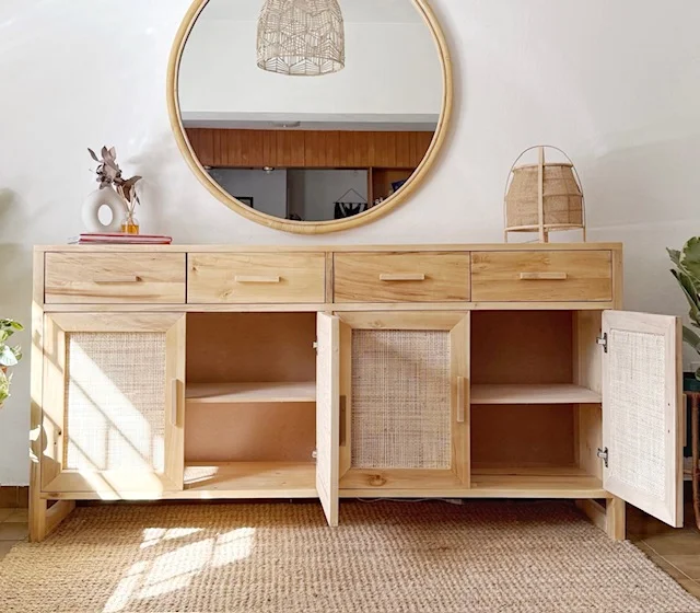 Aparador alacena con esterilla americana - Decoración, Uruguay | Decoramuss, vista 3