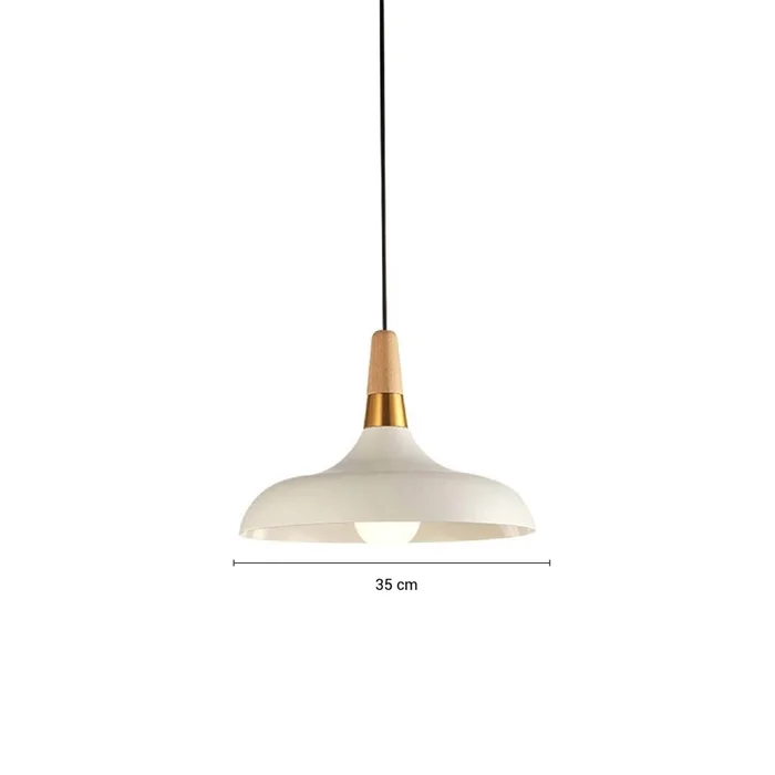 Lámpara Colgante Melbourne Blanco en Blanco - Lámparas colgantes, Uruguay | Serlux, vista 5