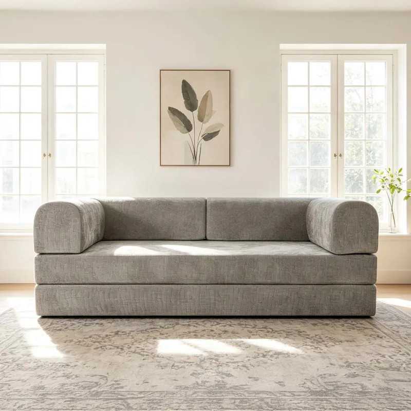 Sofá Cama Espuma Natural-beige Nube Beige en Beige - Sillones y sofás, Uruguay | Divino