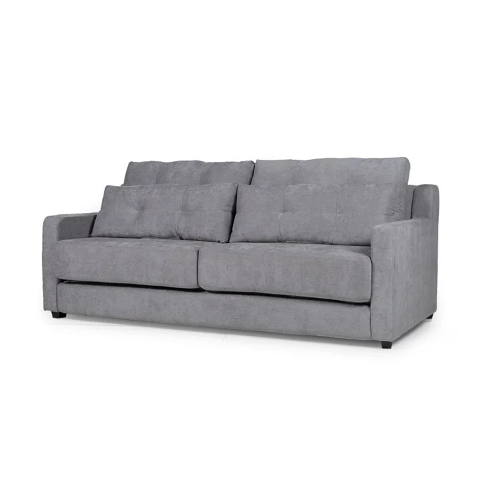 Sofá Cama Nizza - Tela Microfibra - 9250 (Grafito) en Gris - Sillones y sofás, Uruguay | NYR