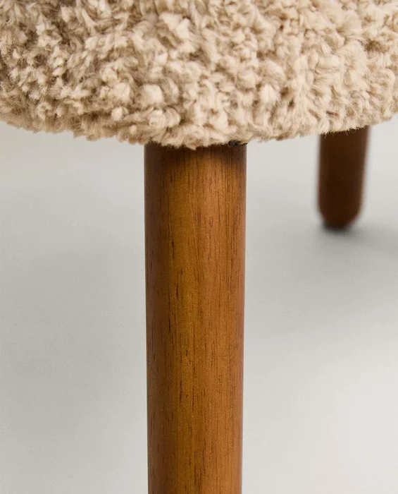 TABURETE PUFF RIZO en Beige - Sillas, Uruguay | Zara Home, vista 5