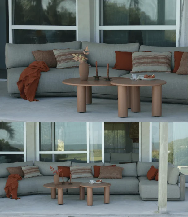 MODULO LUCIANO OUTDOOR TEKA GRIS CON ALMOHADONES en Gris - Muebles para el exterior, Uruguay | Masinfinito Casa, vista 3