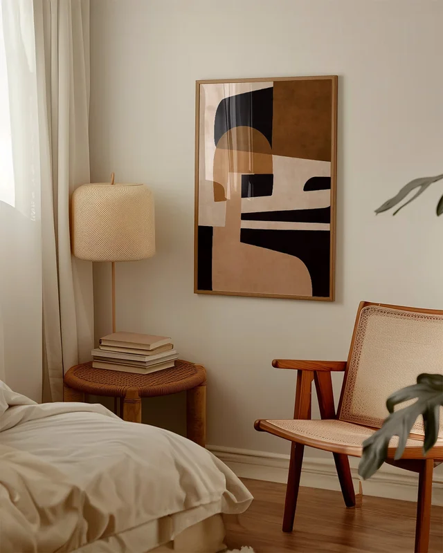Abstractos Neutros - Serie N.15 en Multicolor - Láminas, Uruguay | La Cuadrería, vista 4