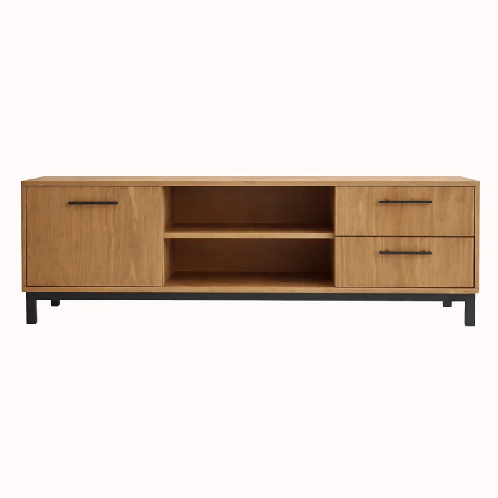 RACK LUTON en Madera natural - Muebles para TV, Uruguay | Forum Design