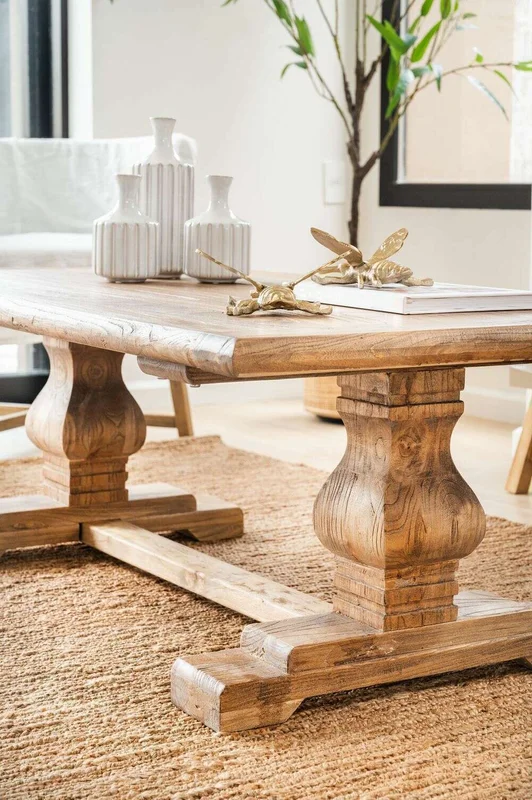 MESA LIVING DE OLMO ISABEL - 1.30 X 0.70 MTS en Madera natural - Mesas de living, Uruguay | La Iberica, vista 6