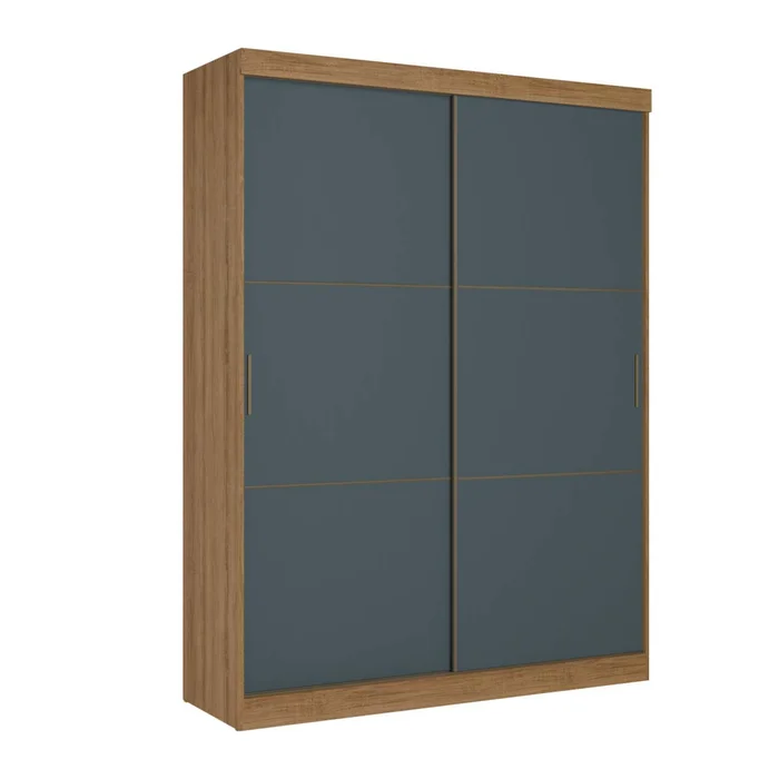 Placard 2 Puertas Mdp Marron Comfort Flex en ALMENDRA - Roperos y placares, Uruguay | Divino, vista 2