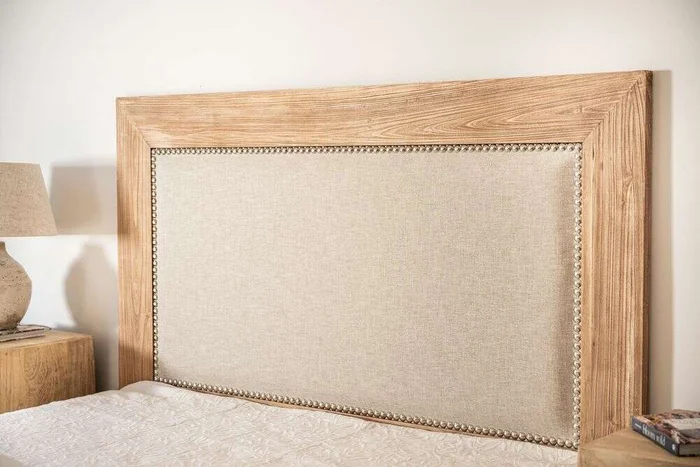 RESPALDO TERRA - ALAMO Y LINO ANTIMANCHAS - 1.70 MTS en Madera natural - Respaldos de cama, Uruguay | La Iberica