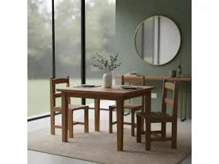 Juego Comedor 4 sillas Madera Maciza New Brasil - Mesas de comedor, Uruguay | Que Sal Muebleria, vista 2