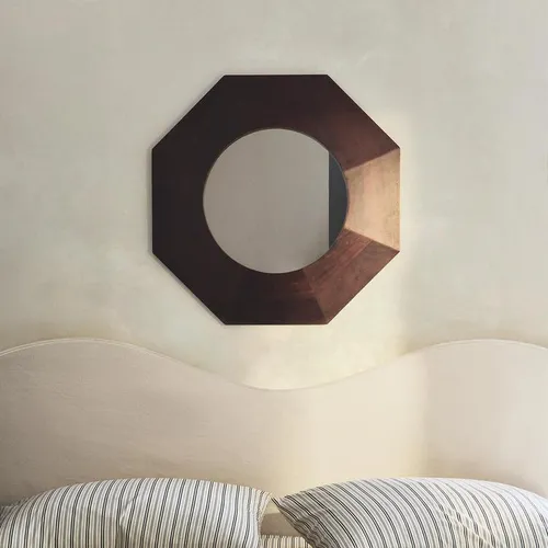 ESPEJO MARCO OCTOGONAL en Madera natural - Espejos, Uruguay | Zara Home