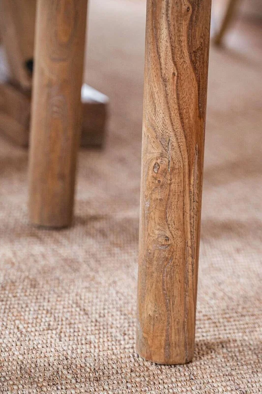 MESA AUXILIAR IRREGULAR TRONCO - OLMO en Madera natural - Mesas de luz, Uruguay | La Iberica, vista 10