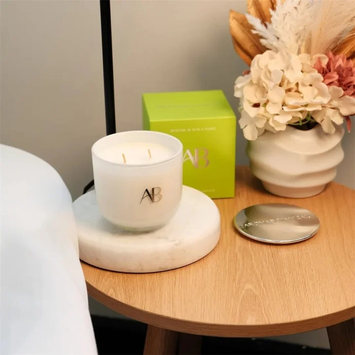 VELA AROMATICA 340G LEMONGRASS/GINGER BLANCO en Blanco - Velas y Portavelas, Uruguay | Decohogar, vista 2