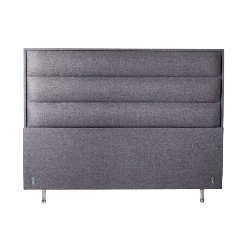 Respaldo de cama Wave en Gris - Respaldos de cama, Uruguay | Concetto Casa
