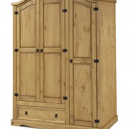 Ropero HERLI REF.003CR – Cera en Madera natural - Roperos y placares, Uruguay | Igoa