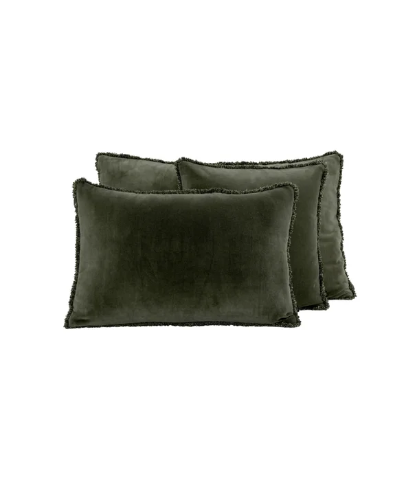 HARM ALMOHADON KOBE en Verde oliva - Textiles, Uruguay | Más Infinito Casa