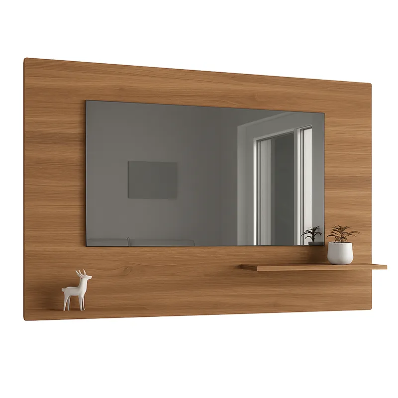 Panel para TV Lucerna con 2 Estantes - Marrón Manchester - Muebles para TV, Uruguay | Berna home