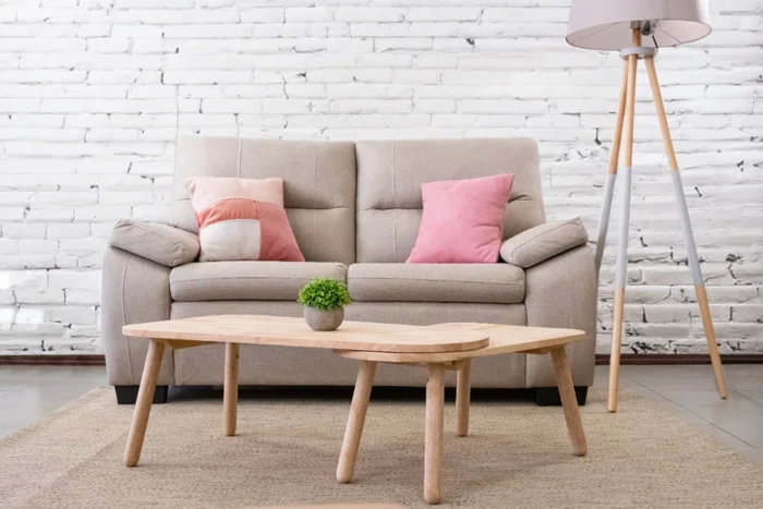 SOFA ADRIA 2 CUERPOS LINO BEIGE en Beige - Sillones y sofás, Uruguay | Alfa Ventas, vista 3