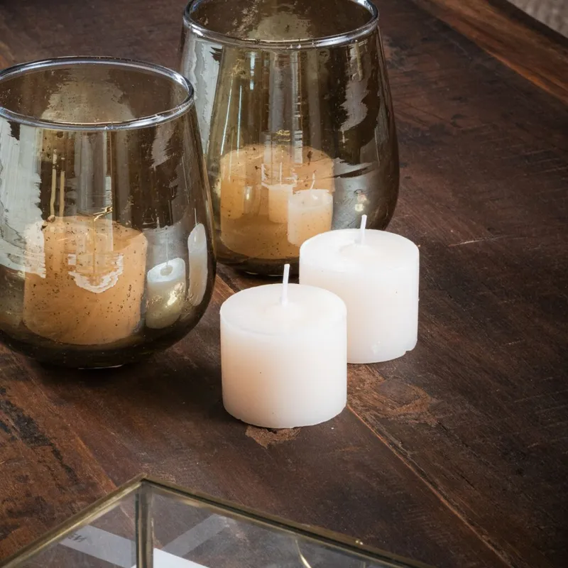 Vela 6x5 en Blanco - Velas y Portavelas, Uruguay | Soho Deco