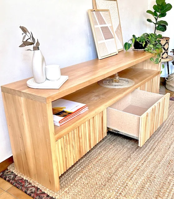 Rack con cajones varillados en Madera natural - Muebles, Uruguay | Decoramuss, vista 2