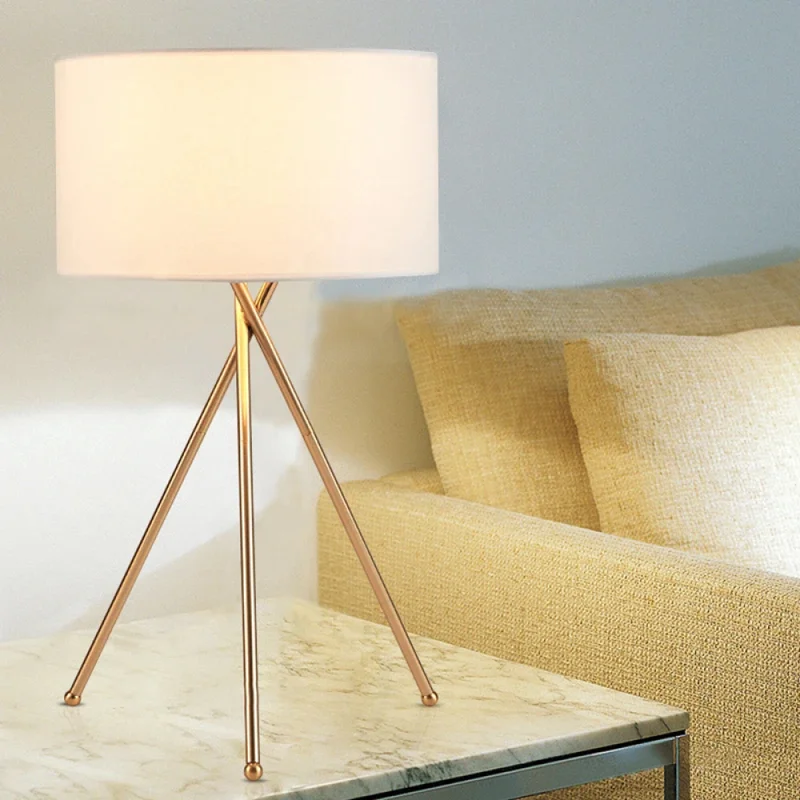 Lámpara de Mesa Oregón Dorado en Amarillo - Lámparas de mesa, Uruguay | Serlux, vista 6