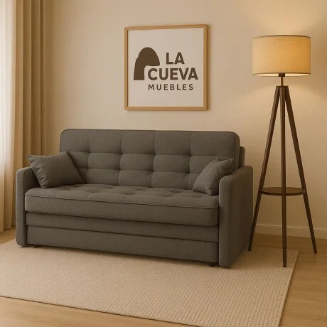 Sillon cama Madalena - Gris en Gris - Sillones y sofás, Uruguay | La Cueva Muebles, vista 10