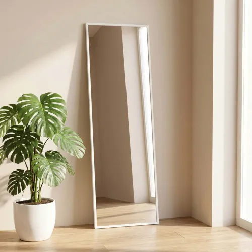 Espejo Vidrio Blanco Slv711 en Blanco - Espejos, Uruguay | Divino