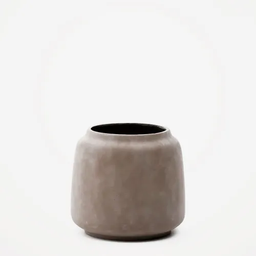 Macetero Lira de efecto terracota - Ø53 cm en Gris - Macetas, Uruguay | Kavehome