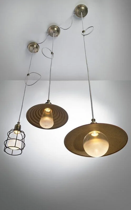 Vintage Brown con bombilla Oval en Marrón - Lámparas colgantes, Uruguay | Darko Lighting, vista 2