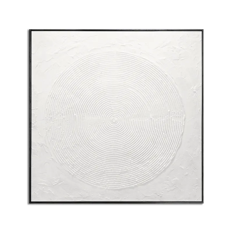 CUADRO CANVAS 80x80cm MARCO PINTURA FORMAS 2 - Decoración de pared, Uruguay | Koz