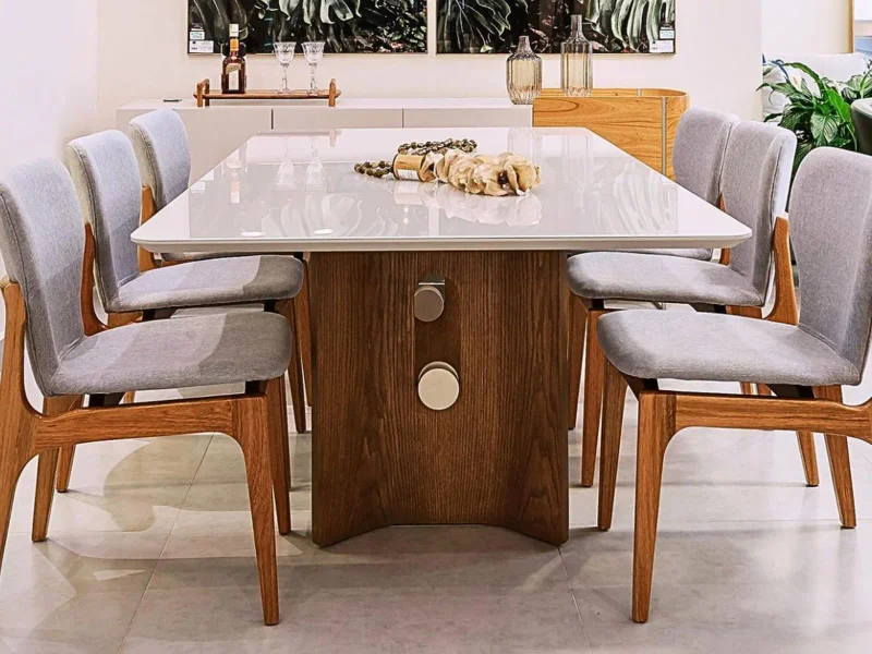 Mesa Scala Rectangular en carvalho - Mesas de comedor, Uruguay | Arquetipo, vista 6