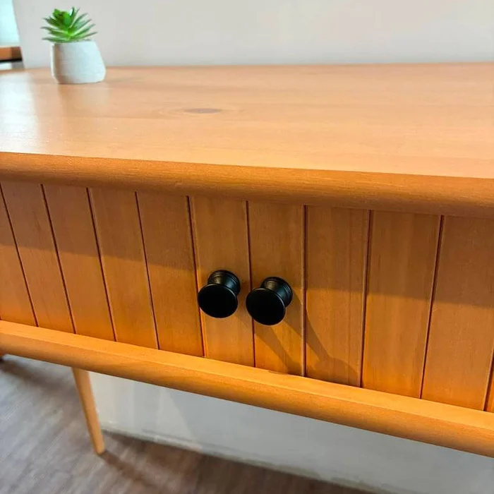 Escritorio Jani con Rolltop - Madera Maciza en Madera natural - Escritorios, Uruguay | Balton, vista 5