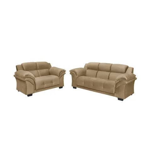 Juego De Living Sillon 3+2 Cuerpos Sofa Oxford Beige en Beige - Cómodas, Uruguay | Soy Hogar