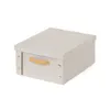 CAJA ORGANIZADOR C/ASA 26.5X31.5X14.5CM TELA CREMA en Beige - Canastos, Uruguay | Decohogar, vista 1 de 4