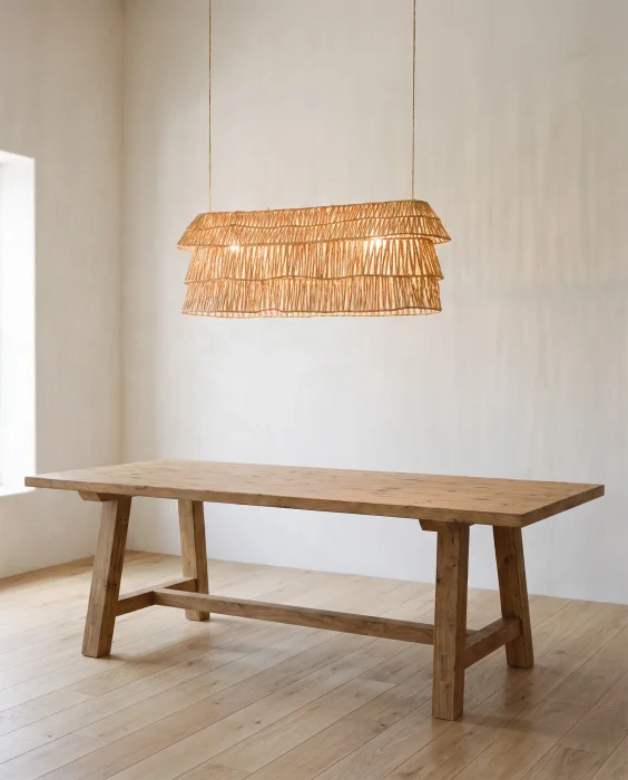 Lámpara de Sisal Phaia | Casakos Uruguay en Madera natural - Lámparas colgantes, Uruguay | Casakos, vista 3