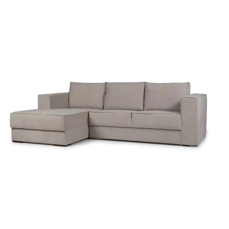 Rinconera Olimpus - Tela Microfibra - Chaise izquierdo - Kruger 02-152 (Beige) en Beige - Sillones y sofás, Uruguay | NYR