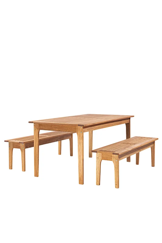 MESA DE COMEDOR CHURRASQUEIRA 220x86x75CM JATOBA en Madera natural - Muebles para el exterior, Uruguay | Vinibel, vista 4