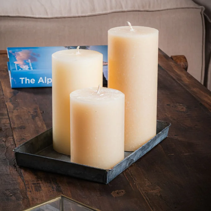 Velón 10x20 en Beige - Velas y Portavelas, Uruguay | Soho Deco, vista 2