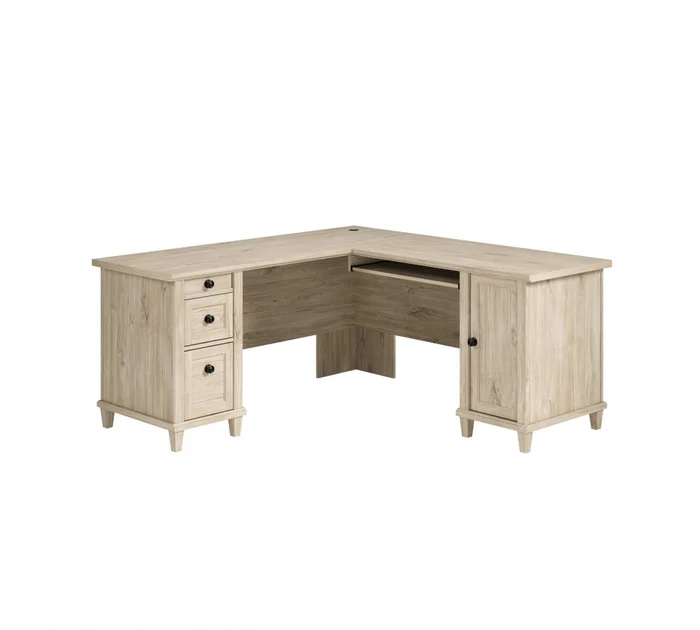 Escritorio Esquinero en L - Sauder - Linea Hammond en Madera natural - Escritorios y sillas de escritorio, Uruguay | Rústico Hogar