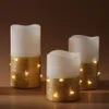 Vela Led Dorada - Velas y Portavelas, Uruguay | Tiendas Montevideo, vista 1 de 4