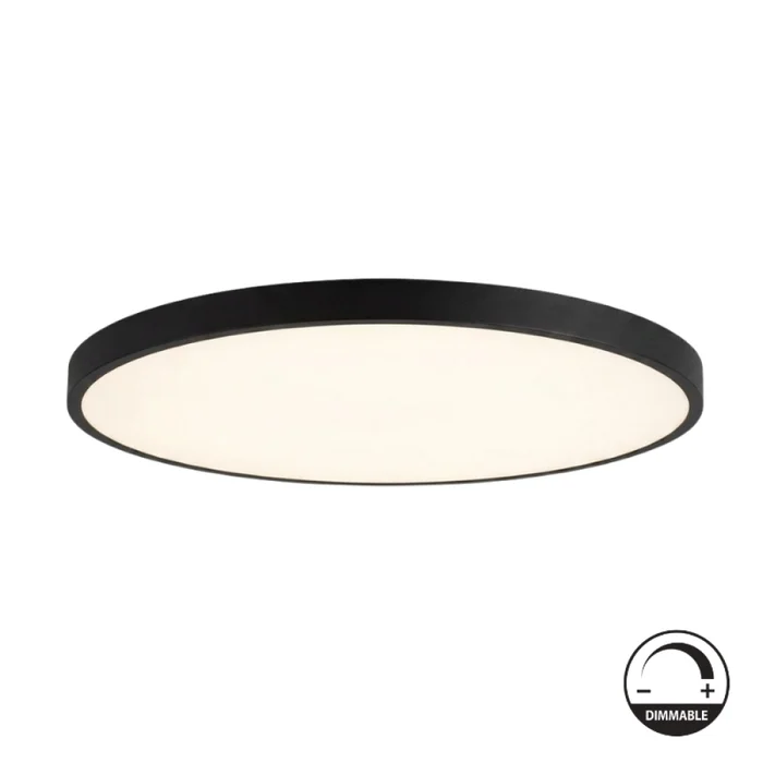 Panel LED Merlina Negro Ø60CM 48W en Negro - Lámparas colgantes, Uruguay | Serlux