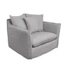 Loveseat Funda Desmontable 1 Cuerpo Tela-premium Gris Bahama en Gris - Sillones y sofás, Uruguay | Divino, vista 5 de 5