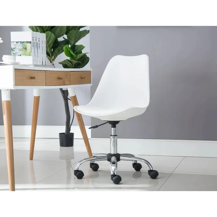 Silla Eames Escritorio en Blanco - Sillas, Uruguay | Unsi, vista 3